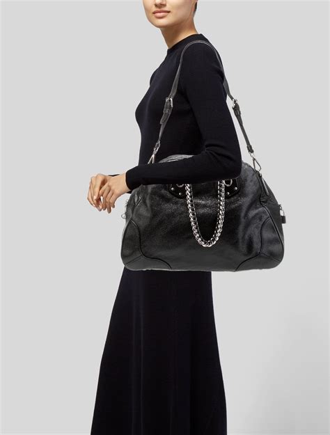 prada tessuto nylon cervo lux bowler black|PRADA Bowling Bags & Handbags for Women for sale .